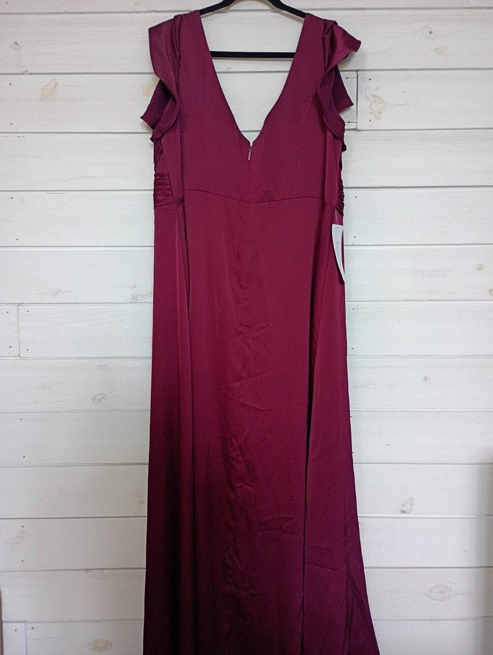 Azazie Omari Bridesmaids Dress in Cabernet - A22 - NWT - Picture 8 of 12